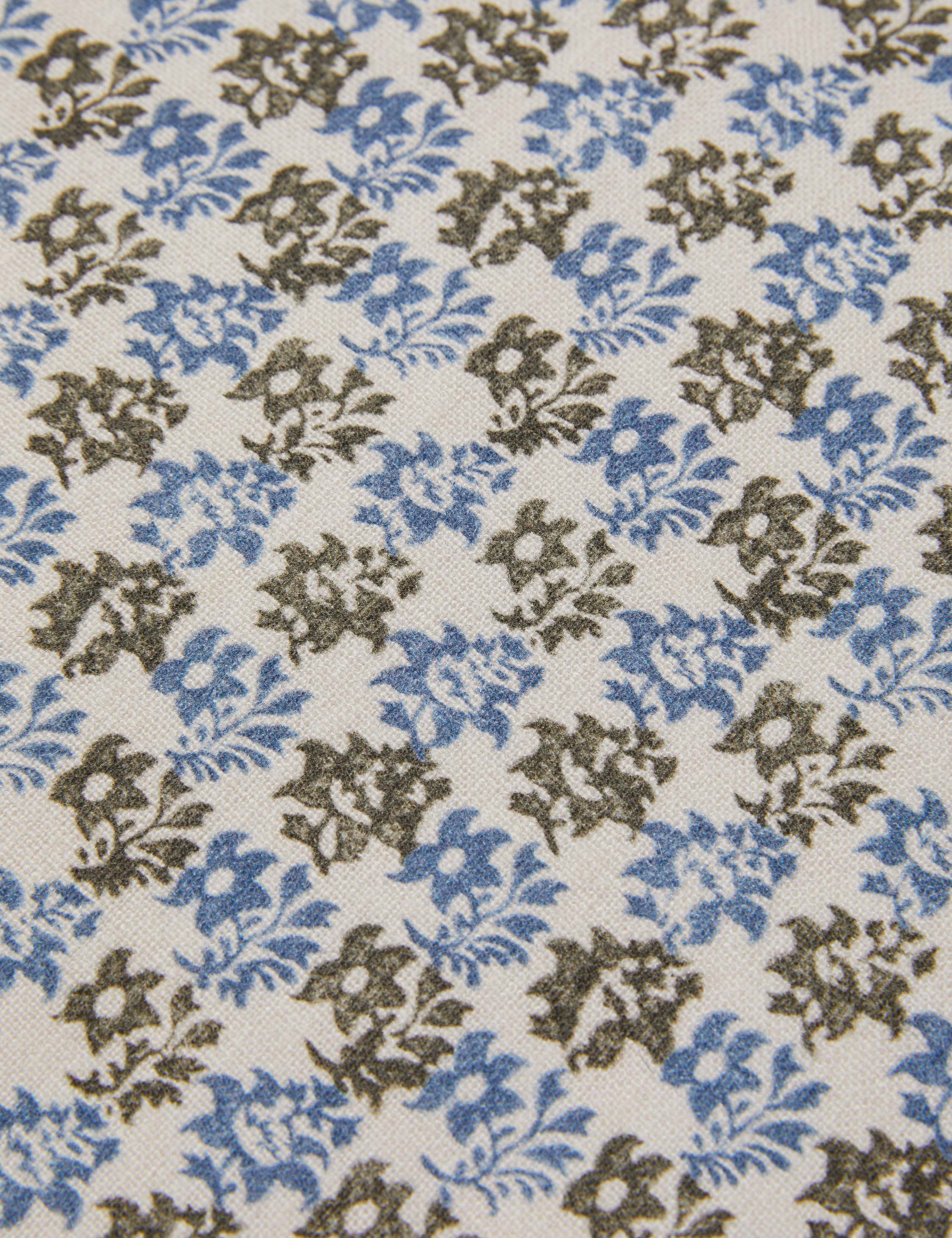 Haris Linen Fabric Swatch by Heidi Caillier, Tidal