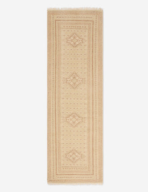 Ireson Hand-Knotted Wool Rug Swatch, Oyster and Taupe