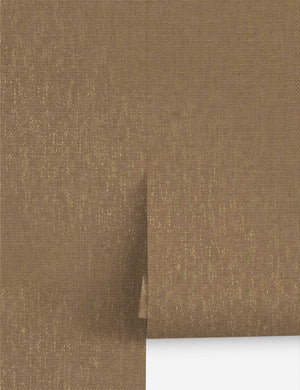 Faux Grasscloth Primitivo Textured Peel + Stick Wallpaper by Jeremiah Brent, Mushroom - Swatch