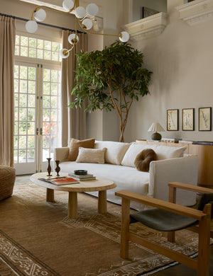 Seton Slipcover Sofa : Flax Linen Weave