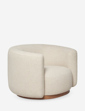 Open Box: Lowry Swivel Chair, Natural