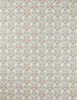 Oak & Blossom Fabric by Morris & Co, Thyme and Woad