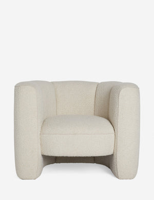Open Box: Mila Accent Chair, Ivory Boucle by Eny Lee Parker