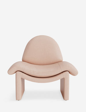 Nolina relaxed open profile leather accent chair by Carly Cushnie.