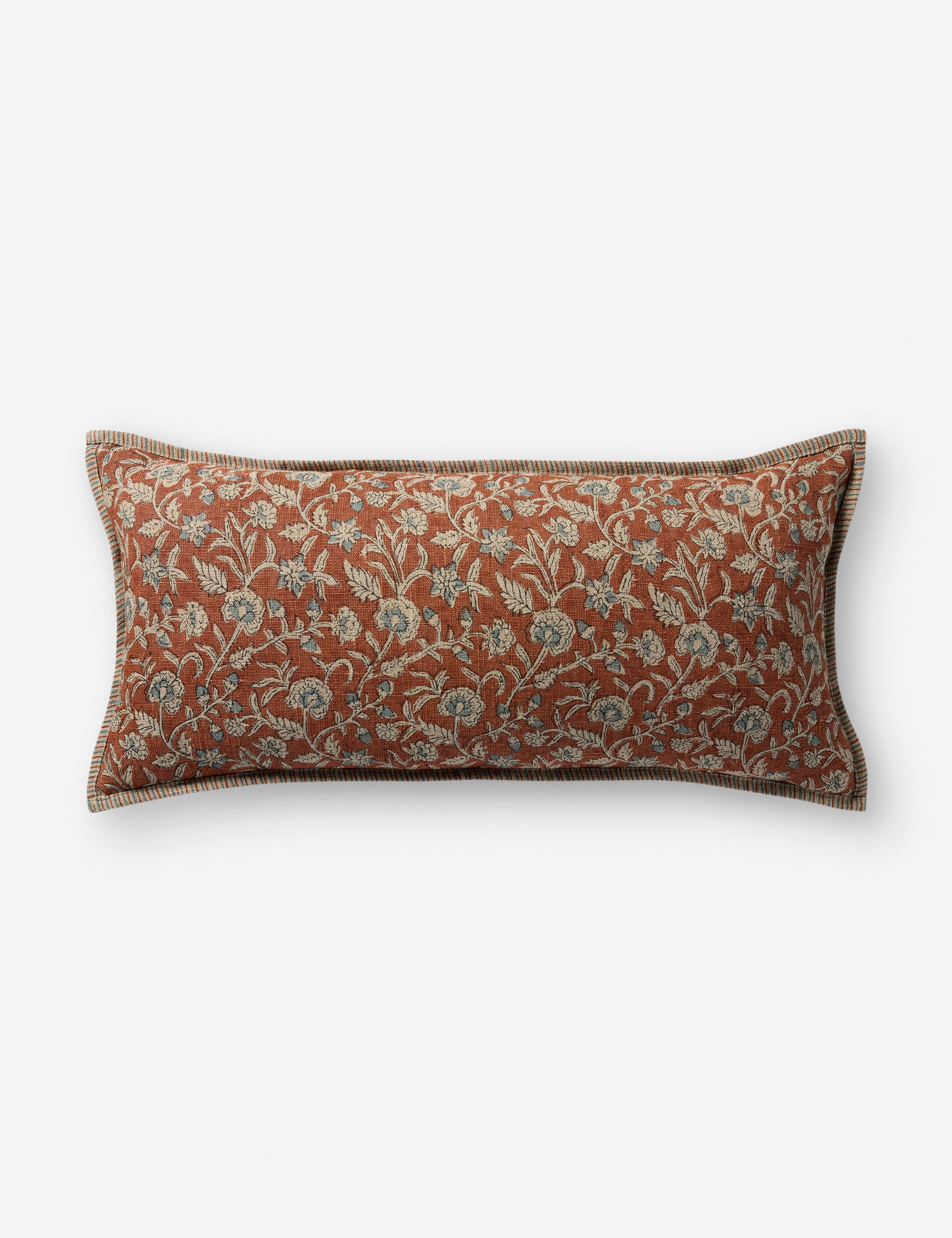 #color::brick-and-multi #style::lumbar #fill type::down #fill type::polyester