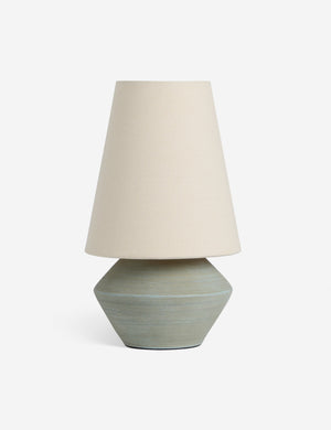 Seri ceramic long shade table lamp