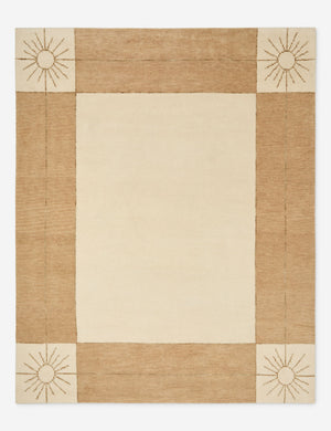 Stansby Hand-Knotted Wool Rug Swatch by Jake Arnold, Natural