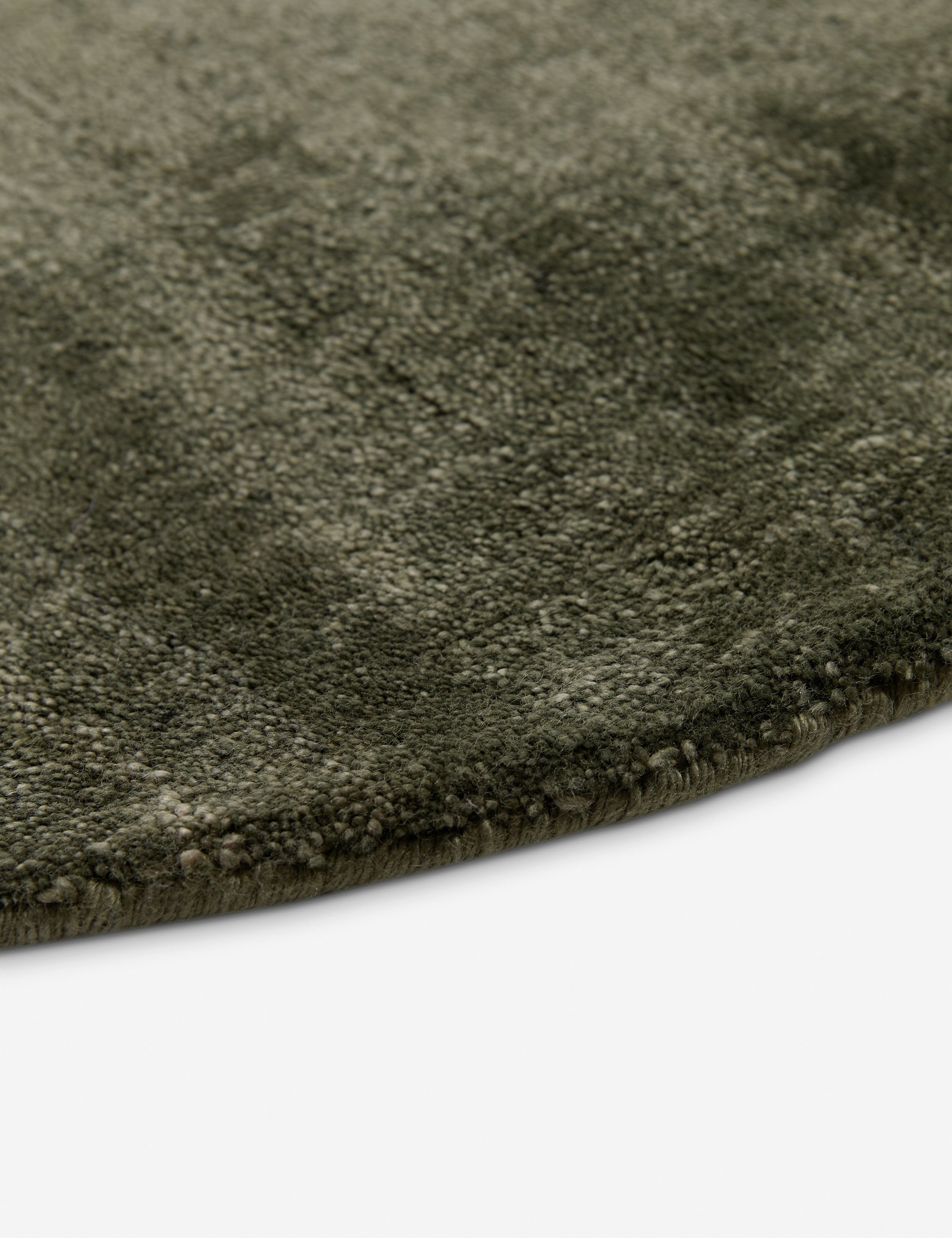 Sutton Hand-Loomed Rug Swatch by Aimee Song, Deep Sage