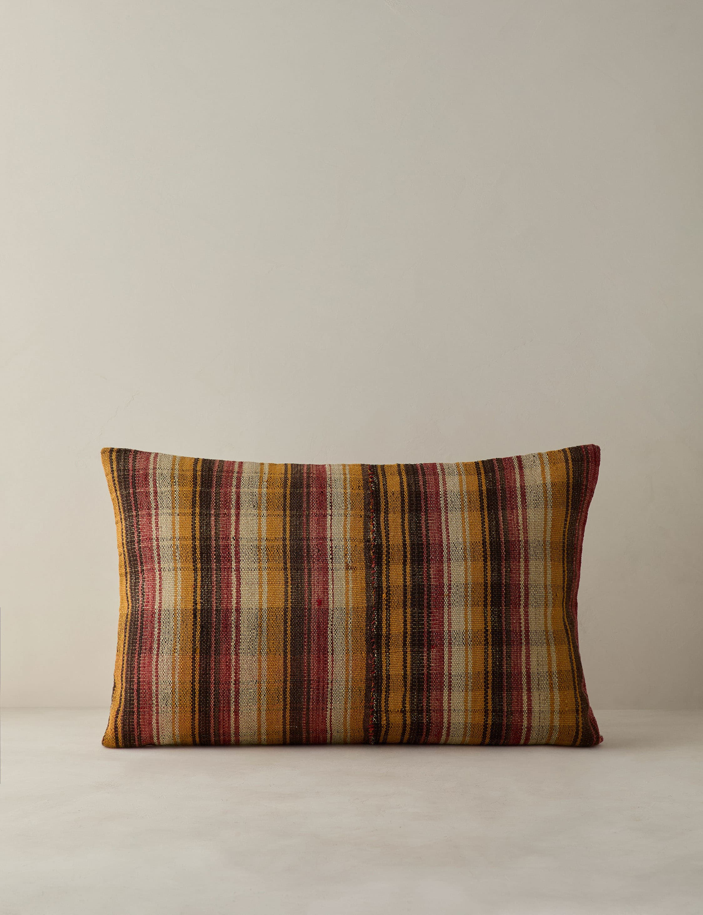 Vintage Lumbar Pillow No. 389, 16" x 24"