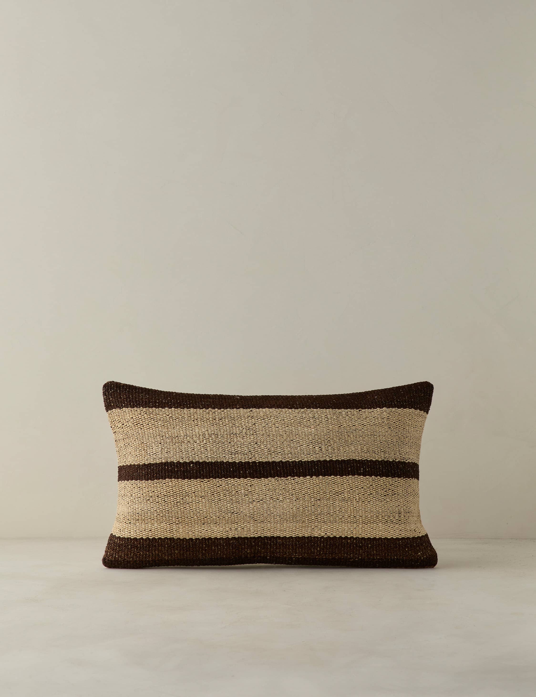 Vintage Lumbar Pillow No. 393, 12" x 20"