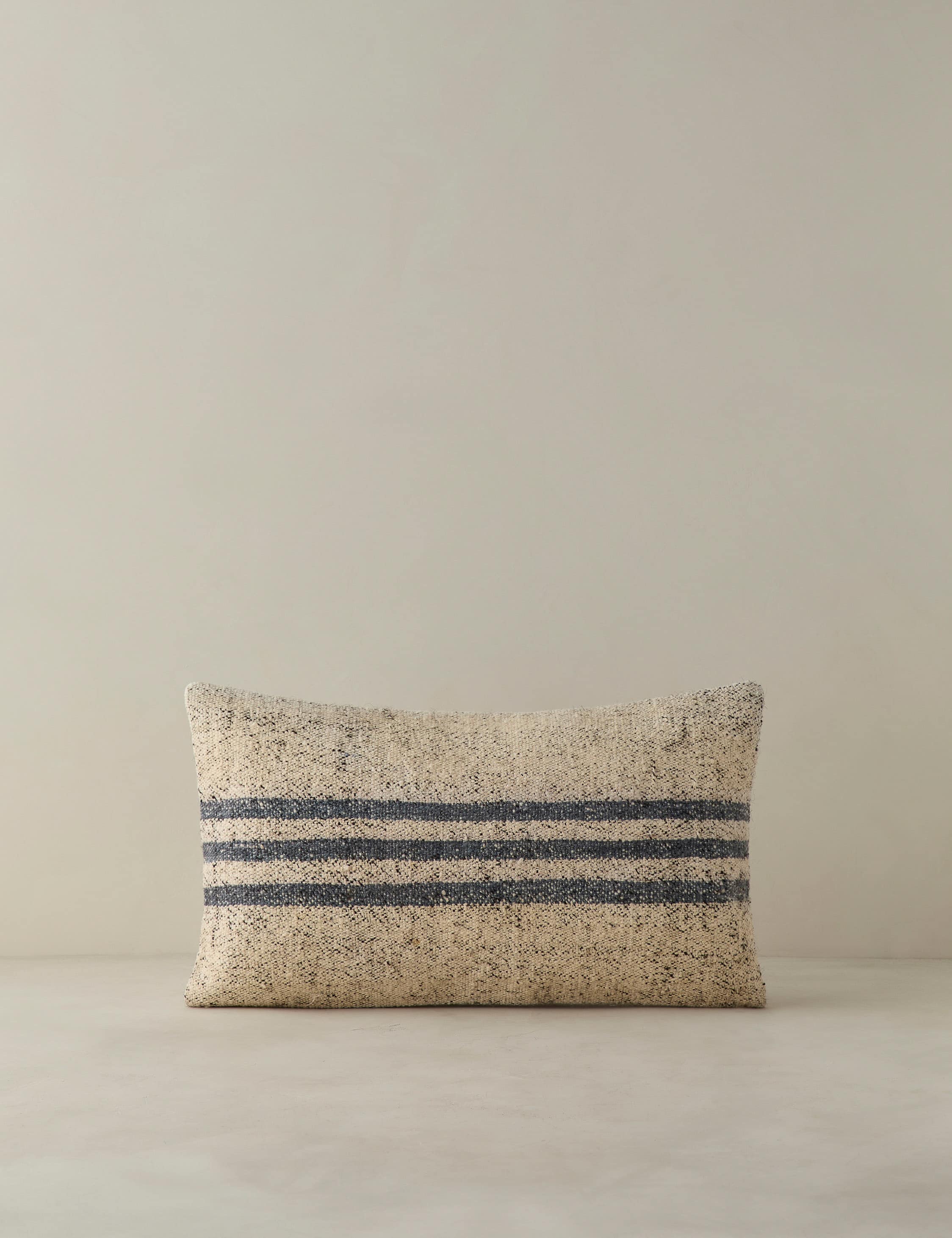 Vintage Lumbar Pillow No. 396, 12" x 20"