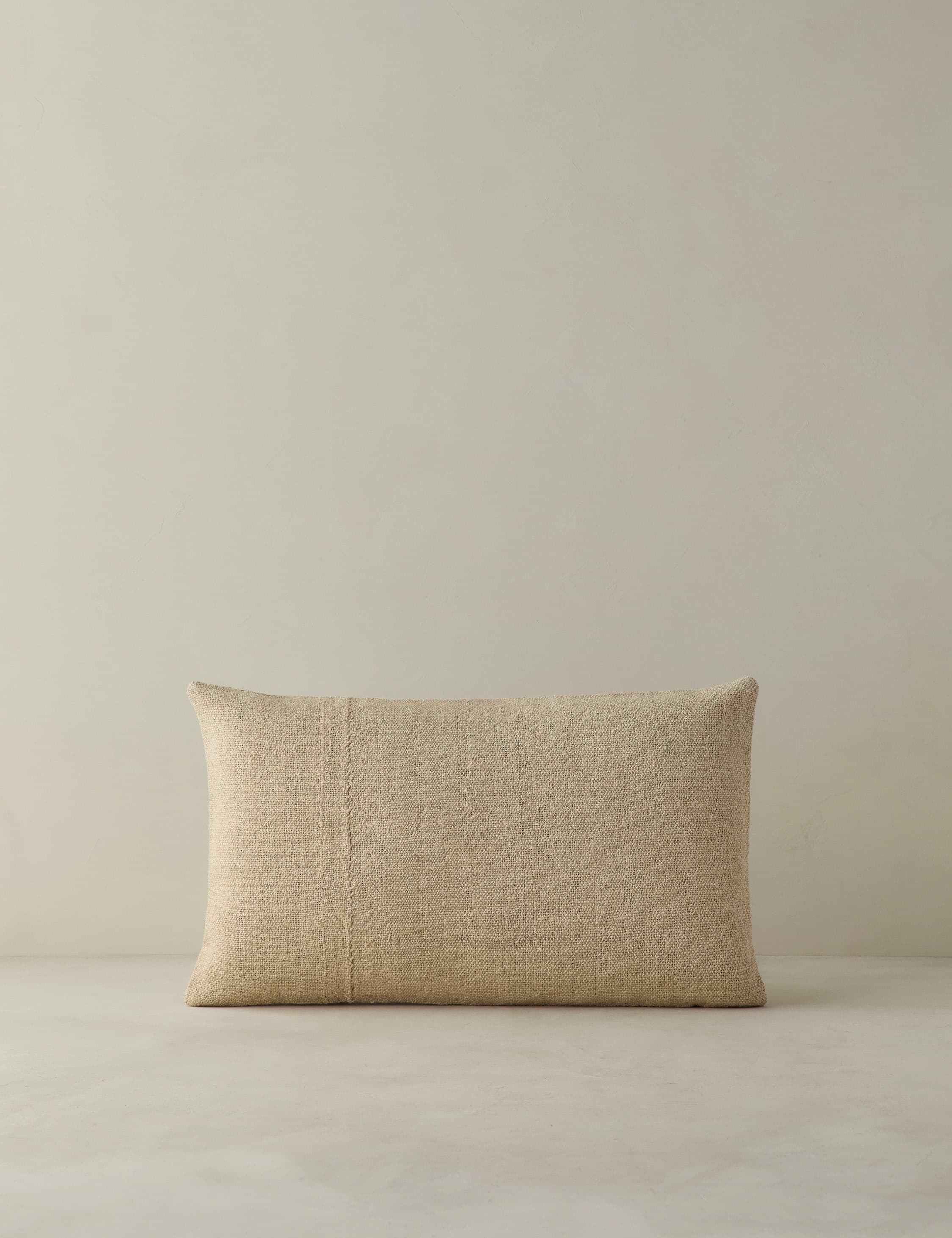 Vintage Lumbar Pillow No. 402, 12" x 20"