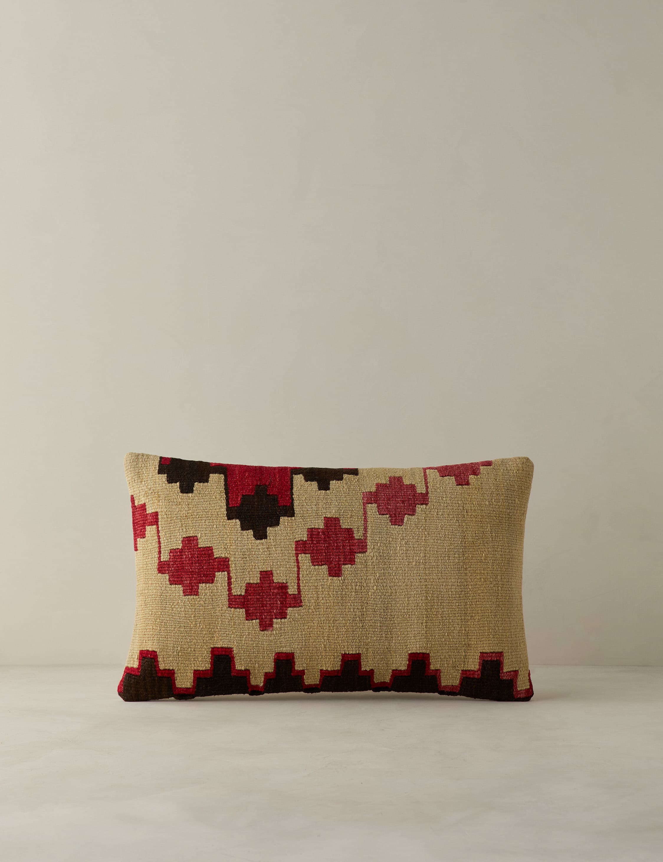 Vintage Lumbar Pillow No. 403, 12" x 20"