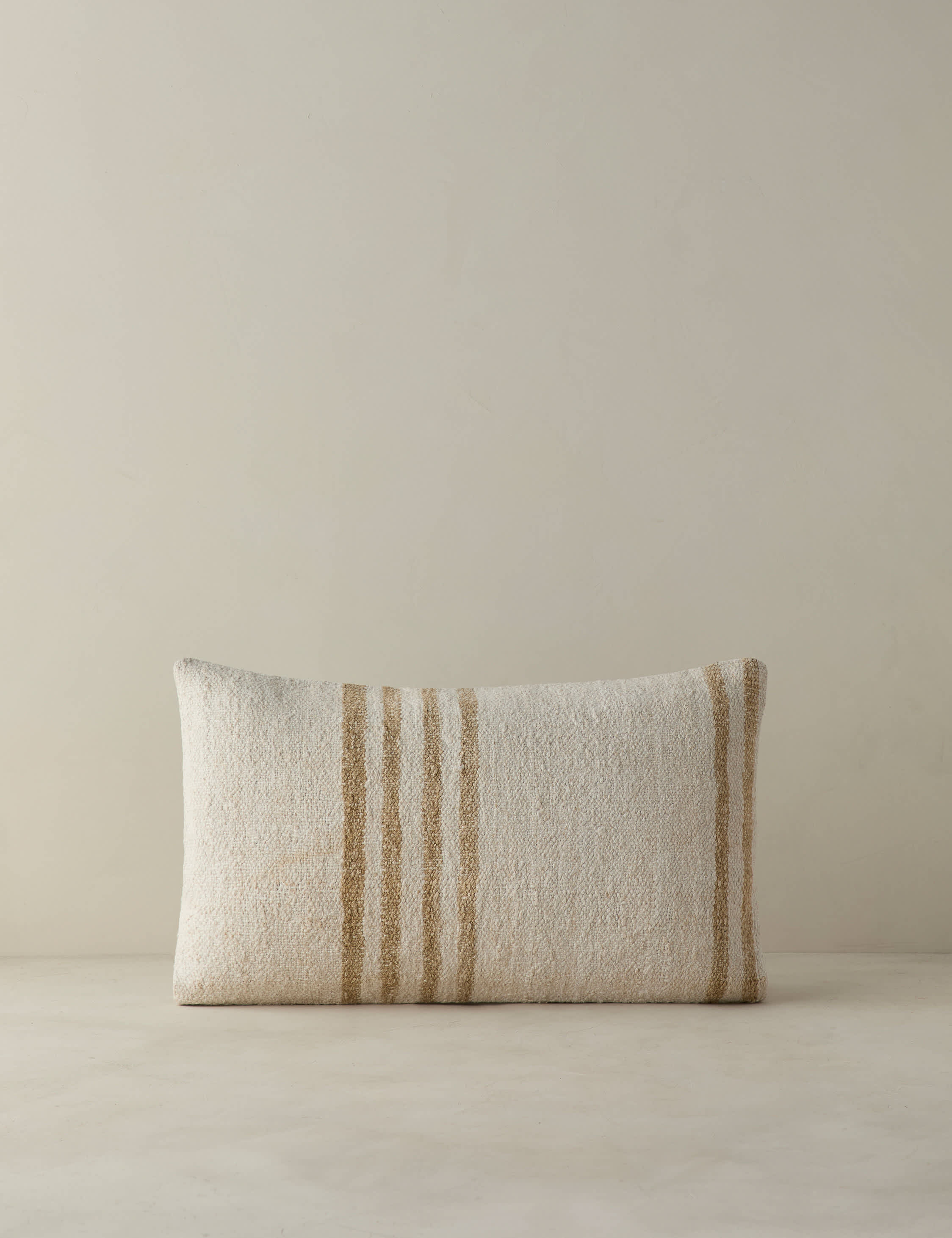 Vintage Lumbar Pillow No. 407, 12" x 20"