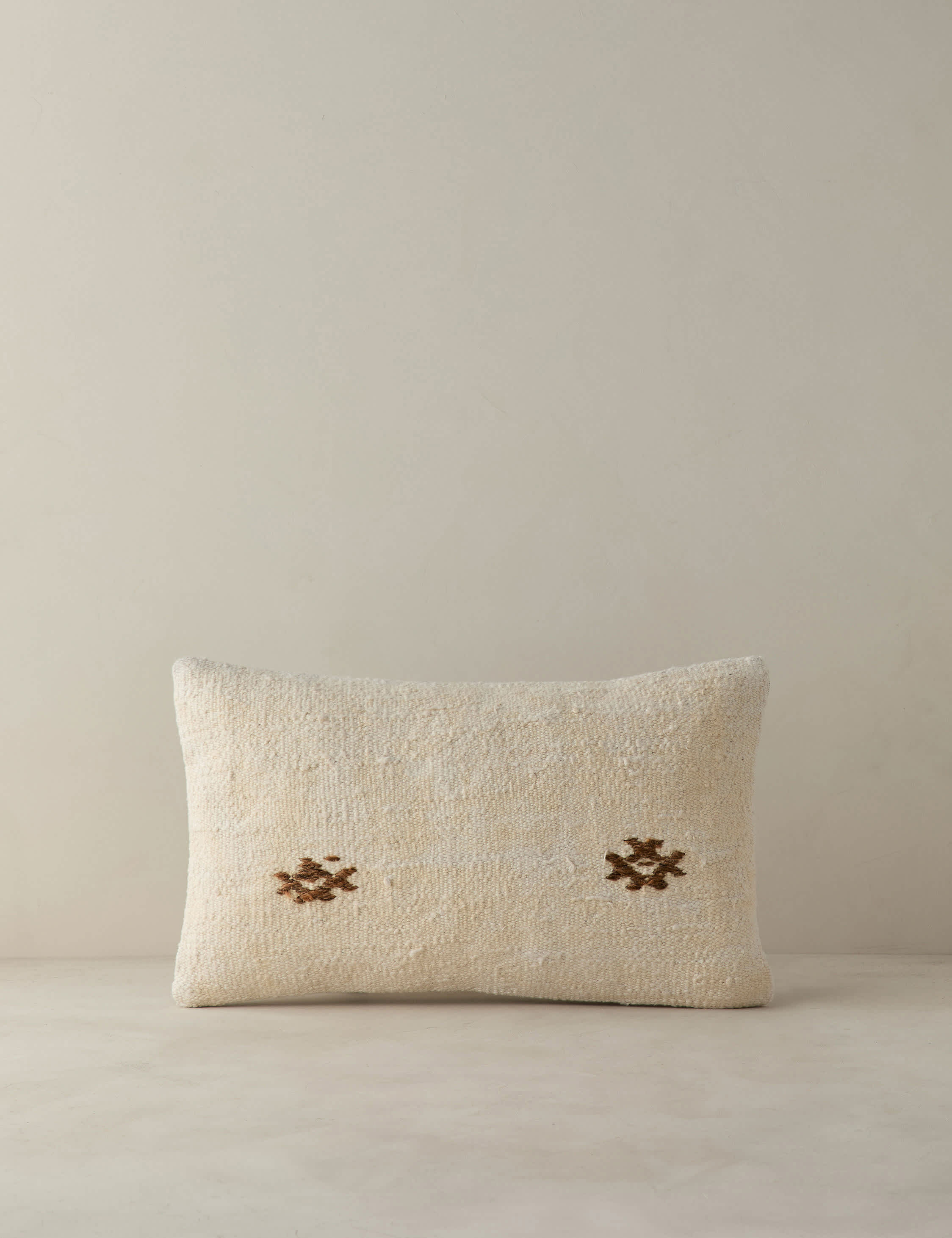 Vintage Lumbar Pillow No. 411, 12" x 20"