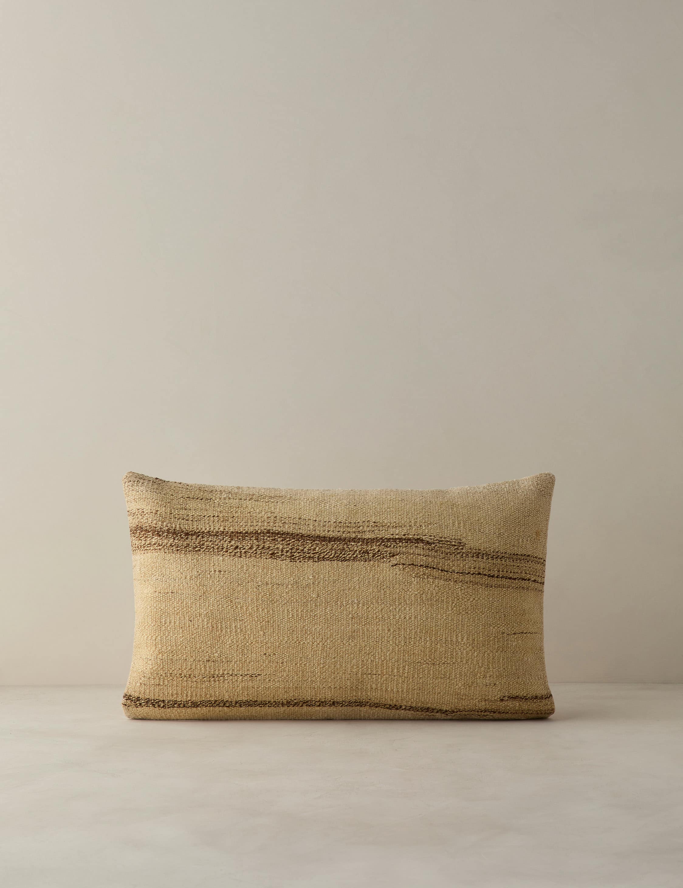 Vintage Lumbar Pillow No. 415, 12" x 20"