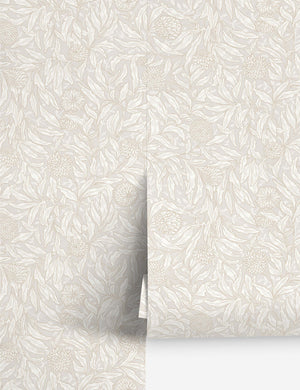 Scalamandre Olof Wallpaper by Sandberg, Sandstone - Swatch