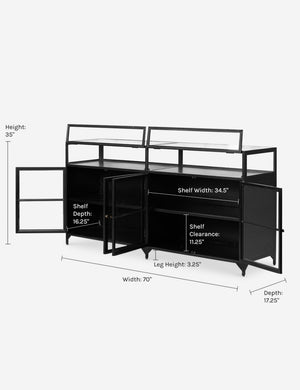 Malcom Sideboard : Black