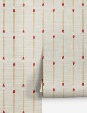 Matchstick Grasscloth Wallpaper