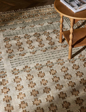Keziah Flatweave Jute-Blend Rug Swatch, Slate