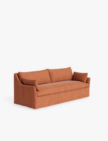 #size::84-W #color::terracotta-linen-weave