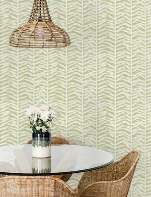 Melinoe Peel + Stick Wallpaper : Matcha