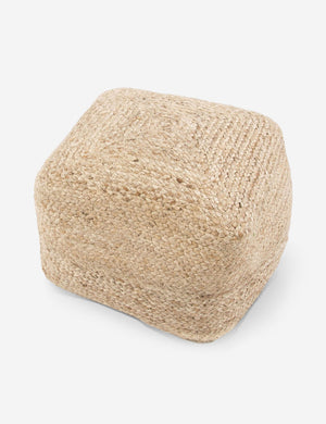 Patan jute sqaure pouf