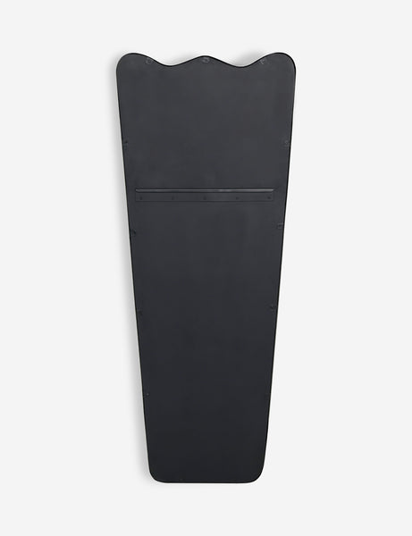  #color::black | Back of the Rook charcoal full length mirror