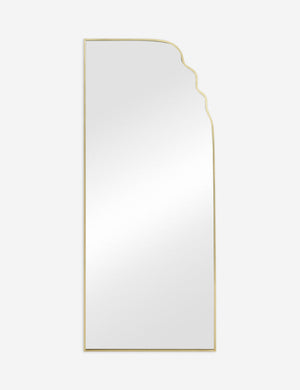 Sorcha organic-shaped full length mirror.