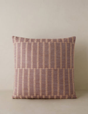Thisbe offset stripe throw pillow.