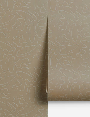 Topos Abstract Line Patterned Wallpaper by Élan Byrd