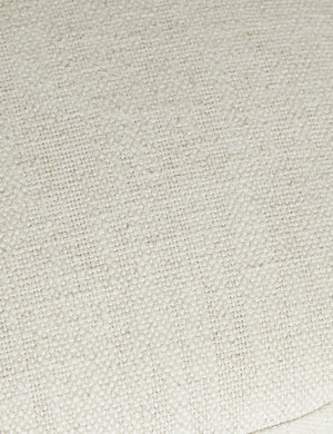 Close up of the seat of the Truett modern dining chair.