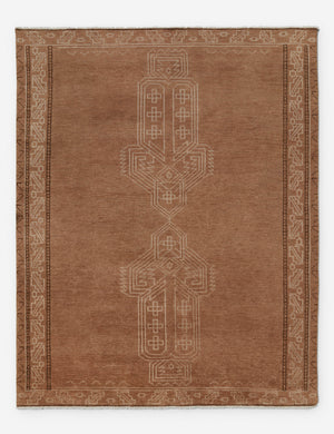 Velasquez Hand-Knotted Wool Rug Swatch, Rust