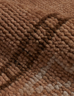 Velasquez Hand-Knotted Wool Rug Swatch, Rust