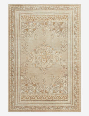 Vintage Turkish Hand-Knotted Wool Rug No. 318, 6'4