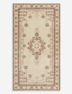 Vintage Turkish Hand-Knotted Wool Rug No. 294, 4'10