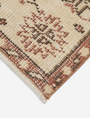 Vintage Turkish Hand-Knotted Wool Rug No. 294, 4'10