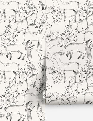 Woodland Wallpaper by Rylee + Cru