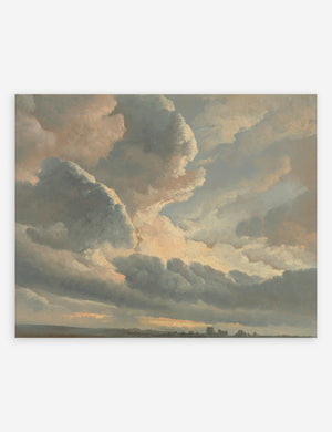 Unframed Study of Clouds with a Sunset near Rome Wall Art by Simon Alexandre Clement Denis