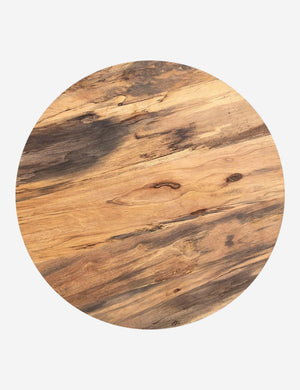 Bird's-eye view of the Boni round coffee table