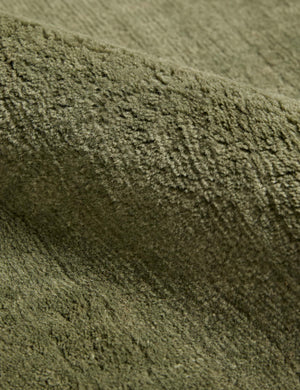 Perenne Hand-Loomed Wool Rug Swatch, Green