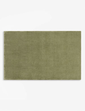 Perenne Hand-Loomed Wool Rug Swatch, Green