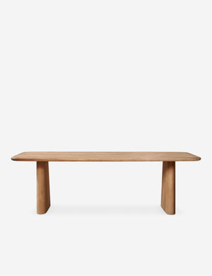 Mela oak wood dining table.