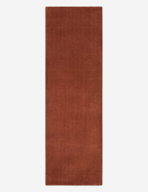 Perenne Hand-Loomed Wool Rug Swatch, Aged Rust