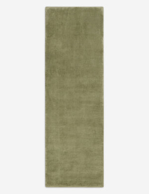 Perenne Hand-Loomed Wool Rug Swatch, Green