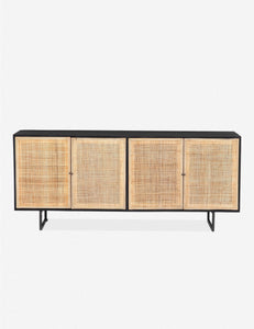 Open Box: Hannah Sideboard, Black and Natural
