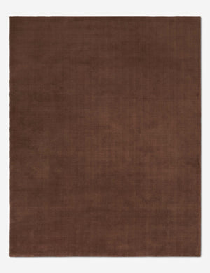 Perenne Hand-Loomed Wool Rug, Chocolate