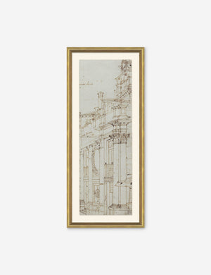 The other of the two Da Vinci diptych drawing prints