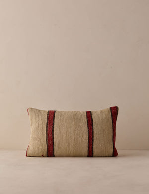 Vintage Lumbar Pillow No. 341, 12