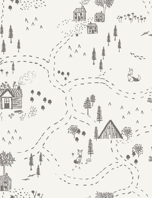 Rylee + Cru Through the Woods Wallpaper - Swatch